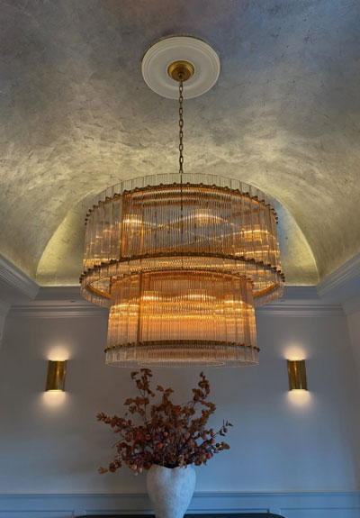Chandelier Installation